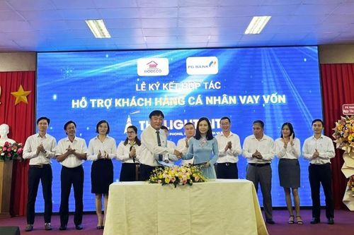 HODECO và PG Bank Vũng Tàu ký kết hợp tác tài trợ vay vốn khách hàng cá nhân