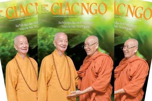 Báo Giác Ngộ số 1208: Sự hội ngộ đạo tình xúc động của các bậc Trưởng lão