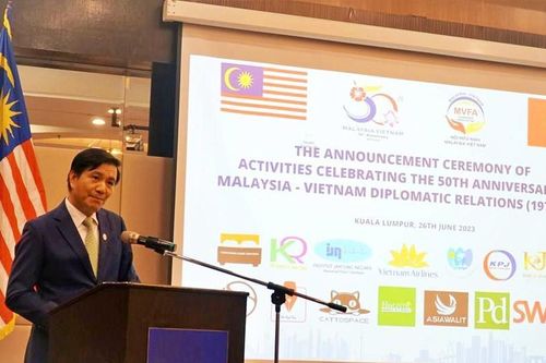 Công bố chuỗi hoạt động kỷ niệm 50 năm quan hệ ngoại giao Việt Nam-Malaysia
