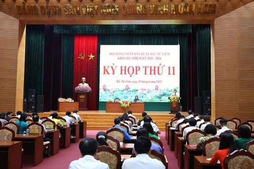 Khai mạc kỳ họp thứ 11 HĐND quận Bắc Từ Liêm