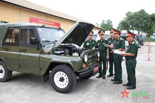 Trường Sĩ quan Lục quân 1 tổ chức Hội thi xe tốt, lái xe giỏi năm 2023