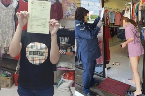 Người phụ nữ Malaysia bị xử phạt vì mặc áo phông giấu quần