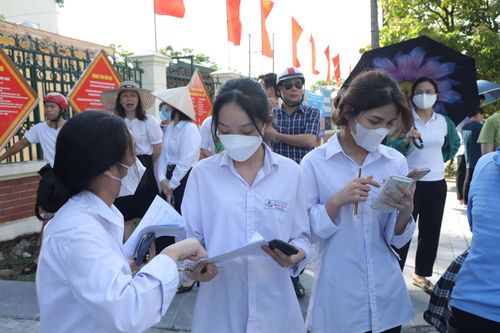Ninh Bình không có thí sinh vi phạm quy chế thi trong ngày đầu