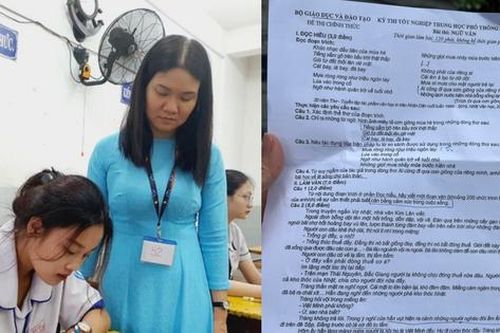 Lọt đề thi môn Văn khi thời gian bắt đầu làm bài mới chỉ 20-25 phút