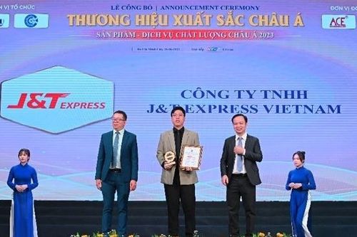 J&T Express Việt Nam lần thứ 2 đạt 'Thương hiệu xuất sắc châu Á'