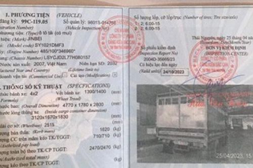 Tài xế mua tem kiểm định giả để trốn đến trung tâm đăng kiểm