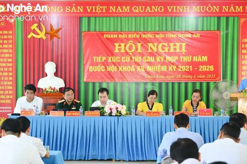 Cử tri mong muốn có chính sách hỗ trợ các hộ dân chịu ảnh hưởng từ đập thủy điện