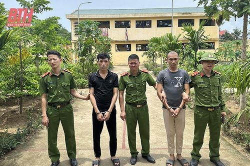 Bắt 2 đối tượng trộm cắp điện thoại di động trên địa bàn thị xã Nghi Sơn