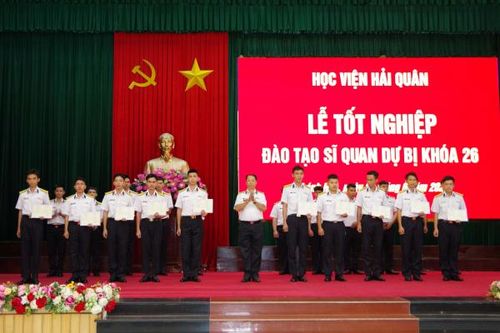 Học viện Hải quân tổ chức lễ tốt nghiệp đào tạo sĩ quan dự bị Khóa 26