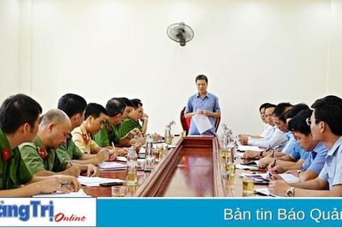 Ban Pháp chế HĐND tỉnh làm việc với Công an huyện Vĩnh Linh