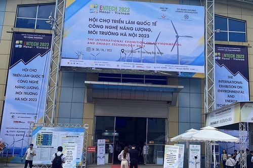 Khai mạc hội chợ triển lãm quốc tế công nghệ năng lượng - môi trường Hà Nội 2023