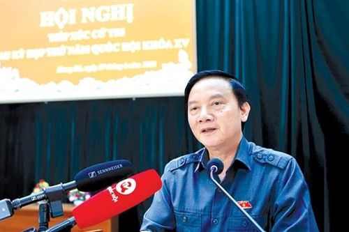 Phó Chủ tịch Quốc hội Nguyễn Khắc Định tiếp xúc cử tri tại Thái Bình
