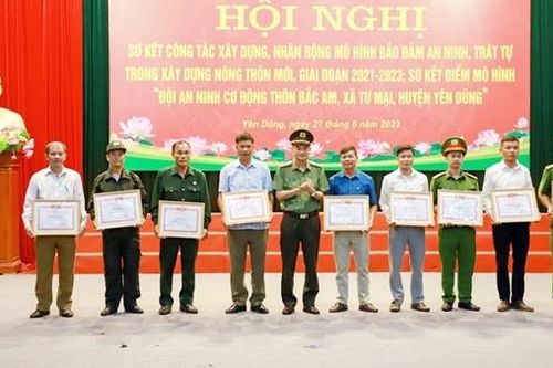 Phát huy vai trò mô hình quần chúng tham gia bảo đảm ANTT trong xây dựng nông thôn mới