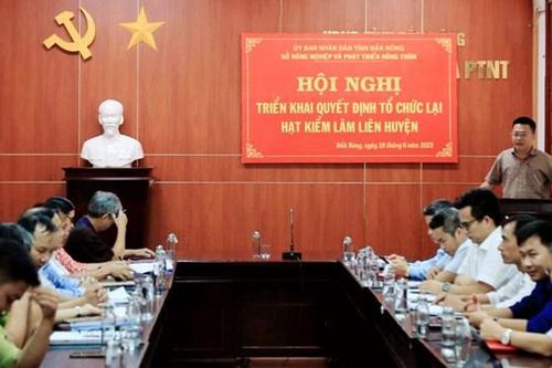 Đắk Nông: Giảm 4 chức danh Hạt trưởng Kiểm lâm
