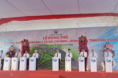 Bình Dương: Động thổ xây dựng đường Vành đai 3 Thành phố Hồ Chí Minh