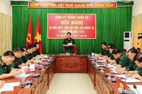 Đảng ủy Trường Quân sự Quân khu 1: Đột phá nâng cao chất lượng giáo dục - đào tạo