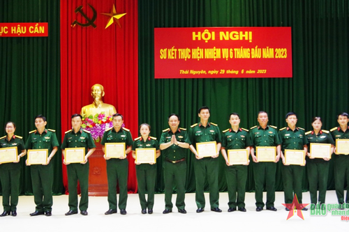 Cục Hậu cần Quân khu 1 sơ kết thực hiện nhiệm vụ 6 tháng đầu năm 2023