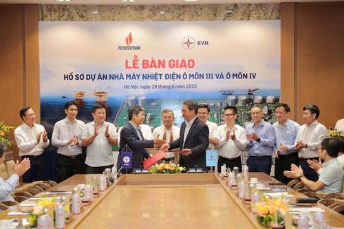 PVN tiếp nhận bàn giao hồ sơ Dự án Nhiệt điện Ô Môn III và Ô Môn IV