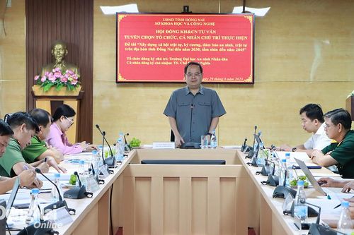 Trường đại học An ninh nhân dân chủ trì thực hiện đề tài khoa học cấp tỉnh