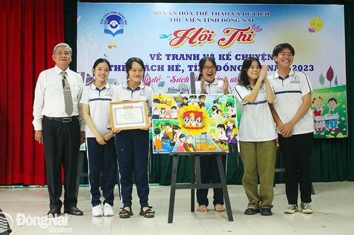 Huyện Tân Phú đoạt giải nhất hội thi Vẽ tranh và kể chuyện theo sách hè