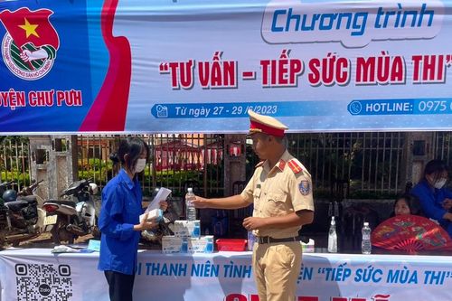 Công an tỉnh Gia Lai tiếp sức mùa thi năm 2023
