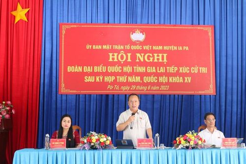Cử tri Ia Pa đề nghị các cấp quan tâm đầu tư, phát triển giáo dục