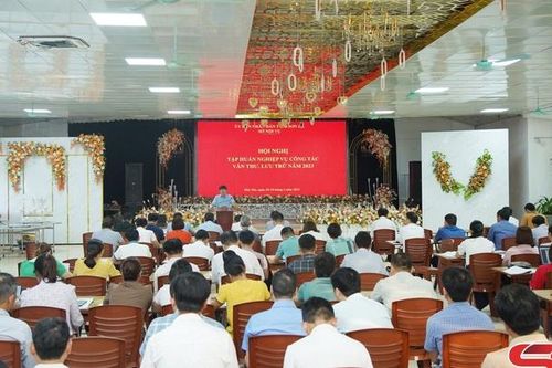 Tập huấn nghiệp vụ công tác văn thư, lưu trữ năm 2023