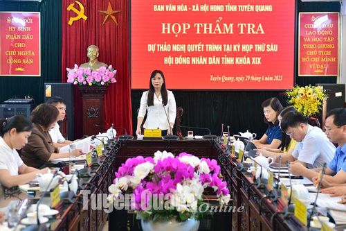 Các ban HĐND tỉnh họp thẩm tra các dự thảo nghị quyết trình Kỳ họp thứ 6 HĐND tỉnh khóa XIX