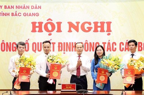 Sở Xây dựng Bắc Giang có tân Phó Giám đốc