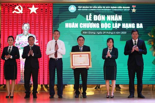 Kiên Giang: CIC Group vinh dự đón nhận Huân chương Độc lập hạng Ba cao quý