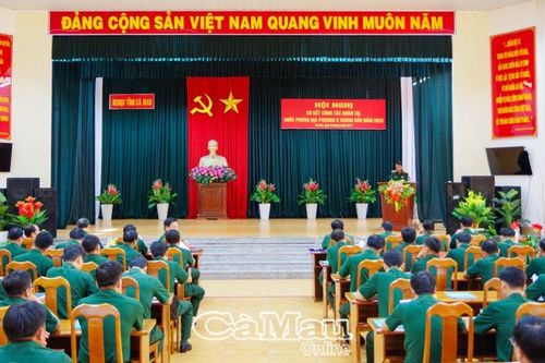 Hoàn thành tốt công tác quân sự, quốc phòng địa phương