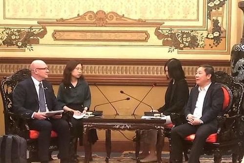 Lãnh đạo UBND TPHCM tiếp Giám đốc điều hành tổ chức CSIRO, Úc