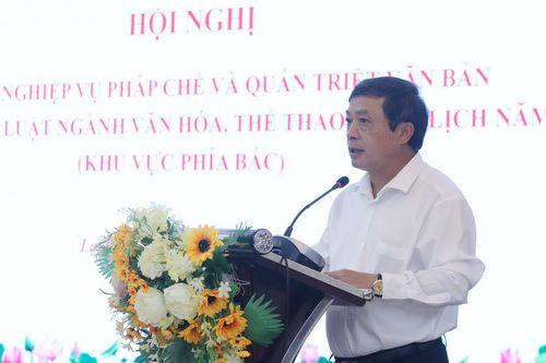 Bộ VHTTDL: Công tác xây dựng và hoàn thiện thể chế pháp luật là nhiệm vụ được đặt lên hàng đầu