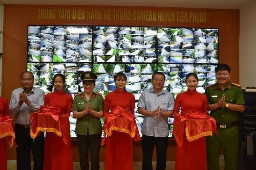 Khánh thành công trình hệ thống camera an ninh tại huyện Tiên Phước