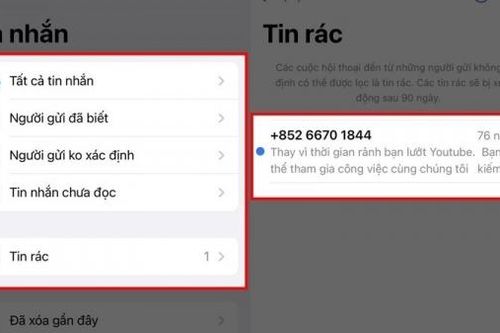 Cách lọc tin nhắn rác trên iPhone đơn giản không phải ai cũng biết