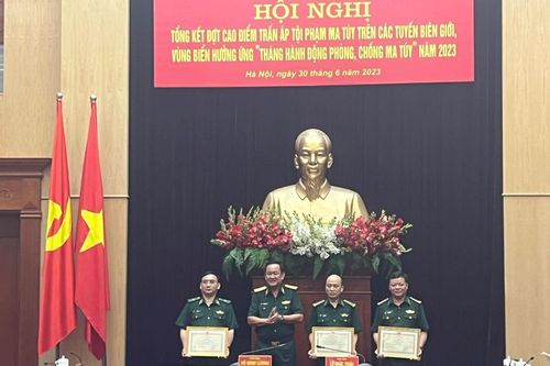 BĐBP triệt phá nhiều chuyên án, vụ án, thu giữ hàng trăm kg ma túy các loại