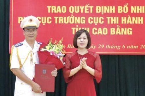 Công bố quyết định nhân sự của Bộ Tư pháp tại tỉnh Cao Bằng