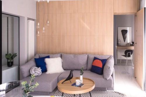 Căn hộ 48m² đầy đủ tiện nghi với thiết kế đương đại