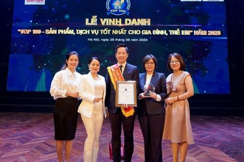 Generali nhận giải thưởng Top 100 sản phẩm dịch vụ tốt nhất cho gia đình và trẻ em