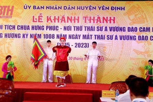 Khánh thành chùa Hưng Phúc và kỷ niệm 1008 năm ngày mất Thái sư Á vương Đào Cam Mộc