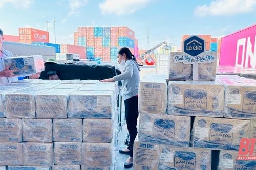 Thêm những lô hàng nông sản Thanh Hóa xuất khẩu thành công sang thị trường Nhật Bản và Hoa Kỳ