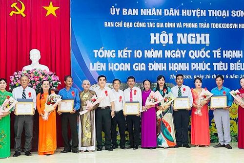 Thoại Sơn quan tâm, thực hiện tốt công tác gia đình