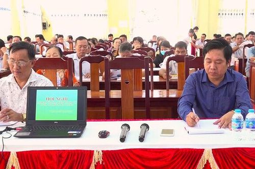 Tập huấn thu thập, lưu trữ, tổng hợp thông tin người lao động ở Thoại Sơn