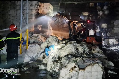 Điều tra nguyên nhân đám cháy tại Công ty CP Dệt Renze