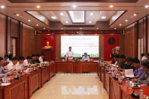 Đoàn công tác Ban Cơ yếu Chính phủ làm việc với Thường trực Tỉnh ủy Khánh Hòa