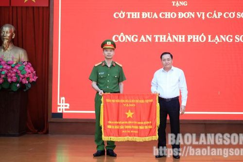 Sơ kết công tác công an 6 tháng đầu năm