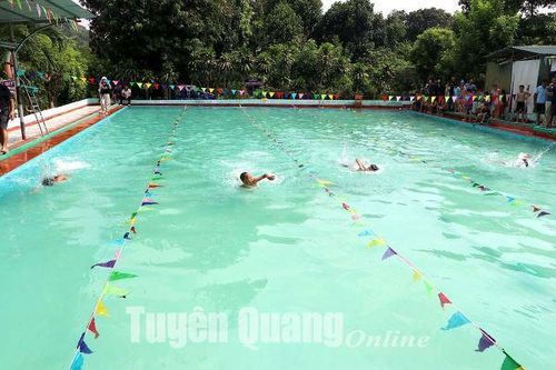 Hàm Yên phát động toàn dân tập luyện môn bơi, phòng chống đuối nước