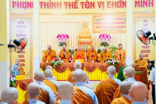 Ban Thường trực GHPGVN TP.Cần Thơ thăm trường hạ Liễu Thành