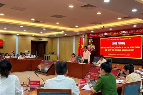 Quận Đống Đa giải quyết trước và đúng hạn 100% hồ sơ