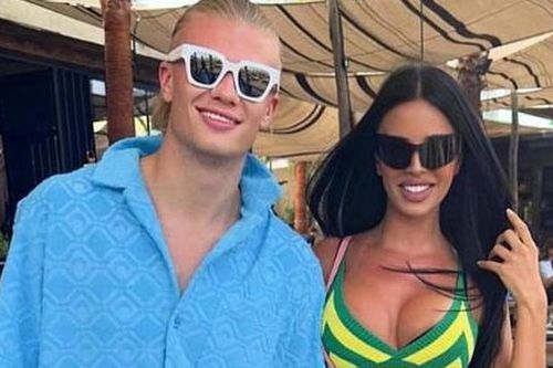 Haaland 'ghi bàn' cả trong kỳ nghỉ khi làm điều này với CĐV nóng bỏng nhất World Cup